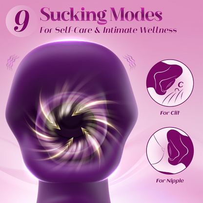 Nipple Clit Sucker & Thrusting Dildo