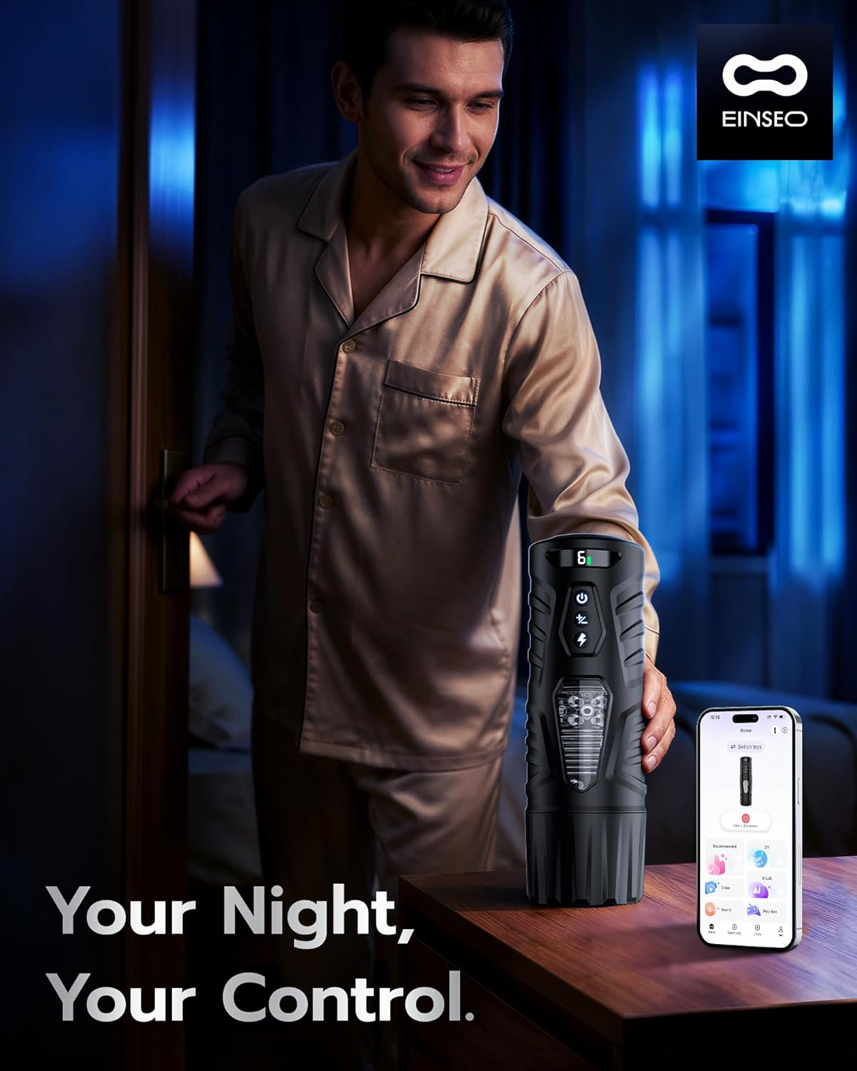 AI Sync Male Masturbator Sex Toys for Men