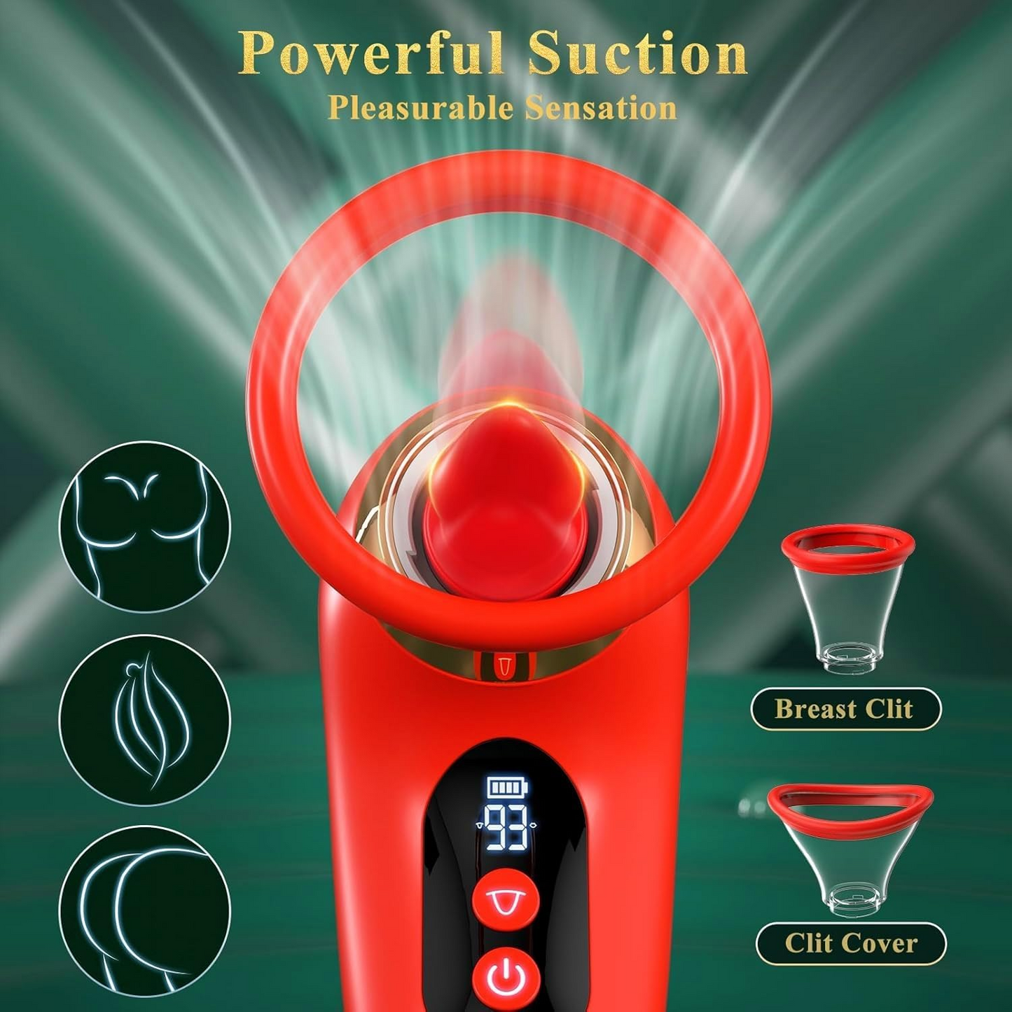 5IN1 AI APP Rose Toy Adult Toys Sucking Vibrator