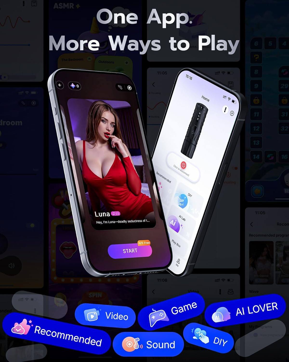 AI Sync Male Masturbator Sex Toys for Men