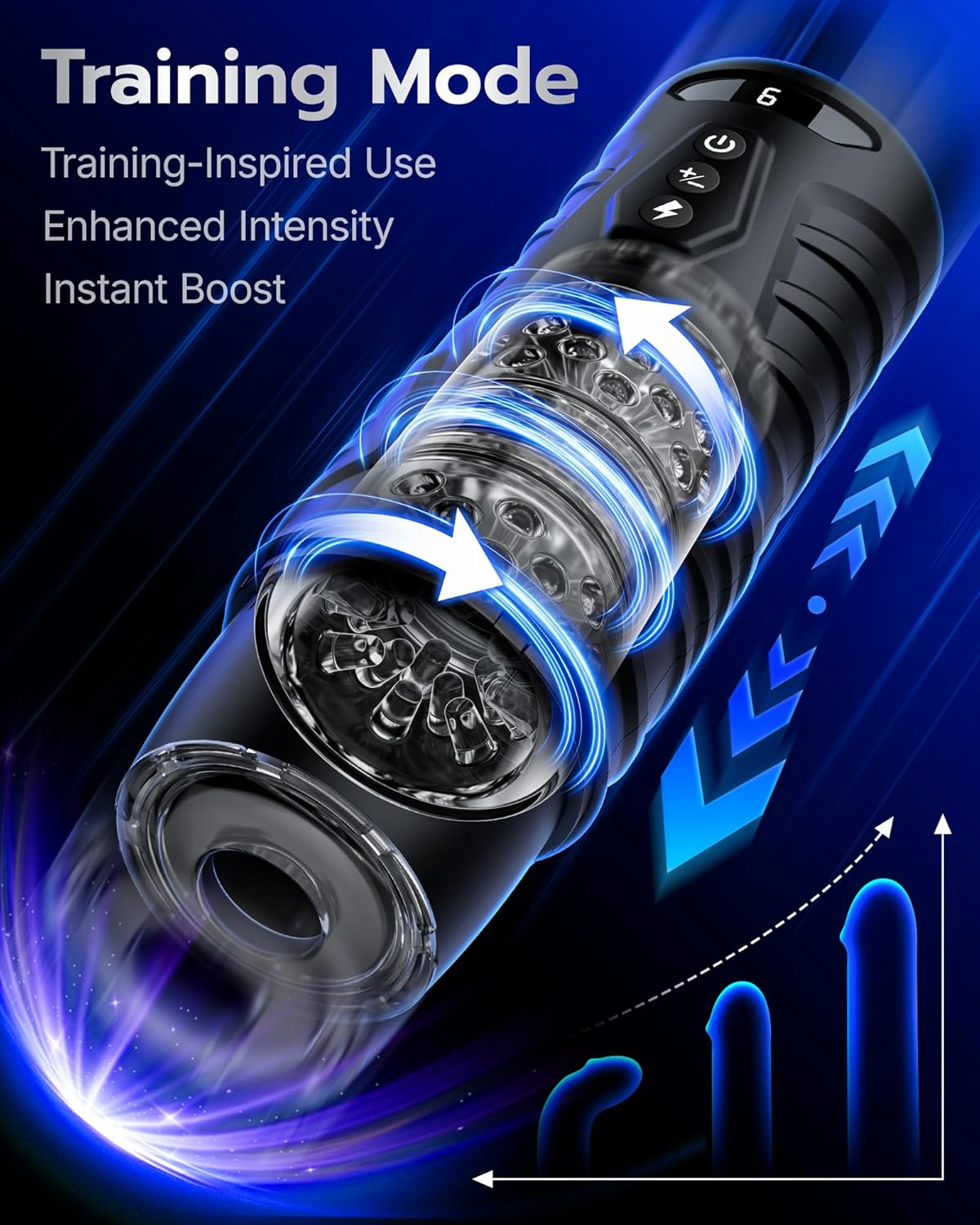 AI Sync Male Masturbator Sex Toys for Men